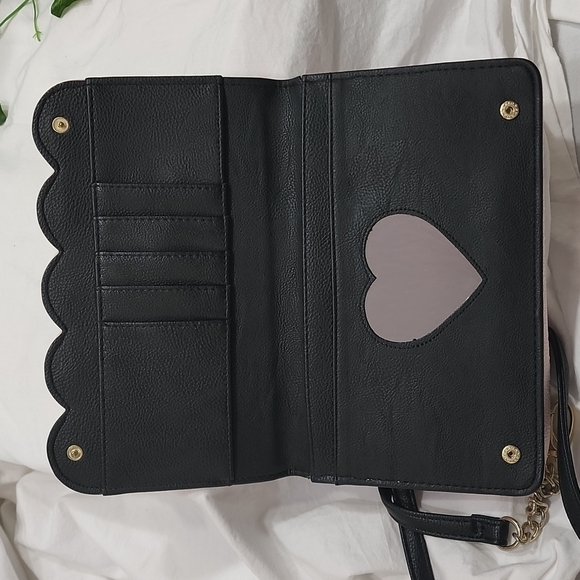 NWT BETSEY JOHNSON CROSSBODY/WALLET - Picture 6 of 8